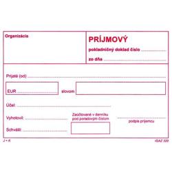 Prjmov pokl.doklad A6 bez DPH samoprepis