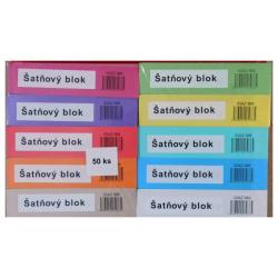 atov blok, 100 lstkov 1 bal. 4 farby