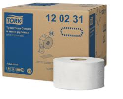 Toaletn papier Tork Mini Jumbo jemn T2 Premium Biela 2 9,5x14cm (12 ks) 120278
