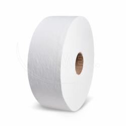 Toaletn papier (Tissue) 2vrstv s rabou biely `JUMBO` O23cm 170m [6 ks]
