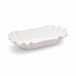 Papierov miska (FSC Mix) ovlna biela 17,5 x 10 x 3 cm [250 ks]