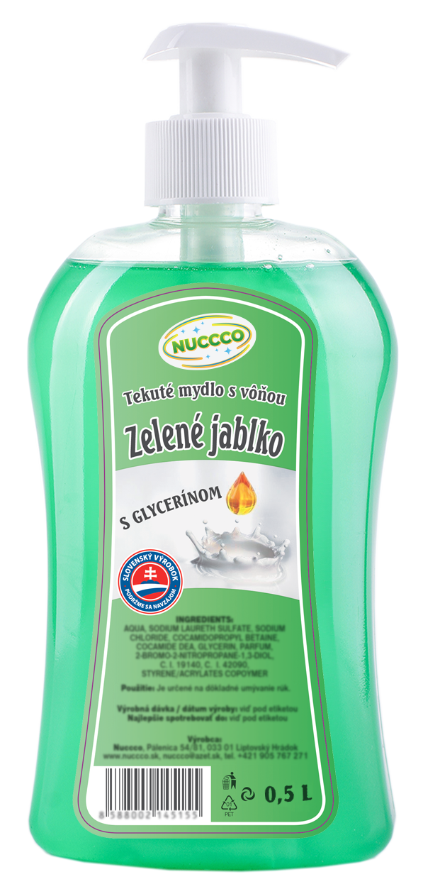 NUCCCO Tekut mydlo Jablko 0,5 L