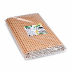 Slamka papierov kraft `JUMBO` O8mm x 28cm [100 ks]_2