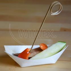 Fingerfood miska dreven lodika 13 x 8 cm [100 ks]_5