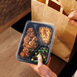 Menu misa (PP) Reware Lunch vratn 3dieln ierna 227 x 178 x 49 mm [20 ks]_3